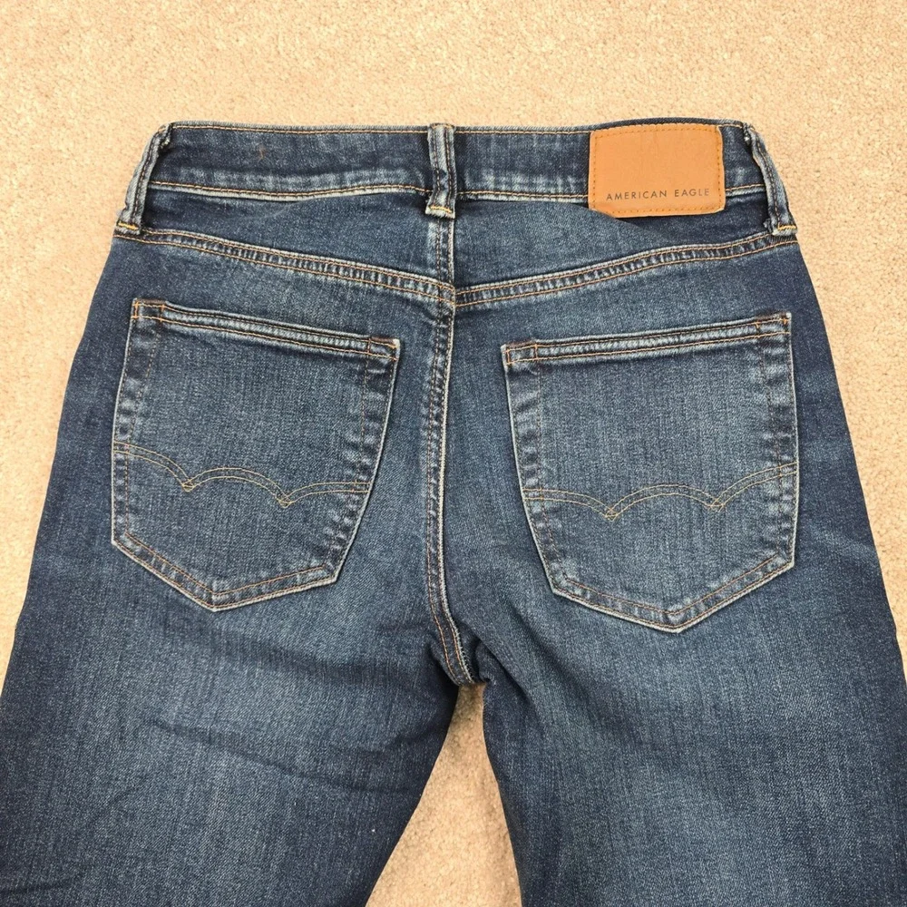 American Eagle‎ Airflex+ Slim Jeans Womens 26x28 Dark Wash Blue Denim